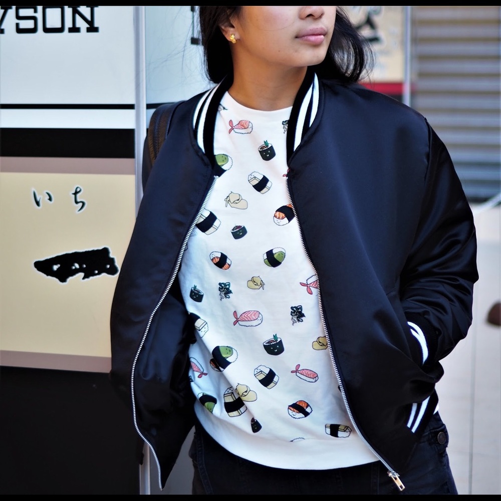 Sushi Graphic Sweatshirt